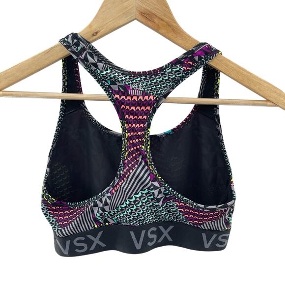 VICTORIA'S SECRET VSX Sport Player Racerback Sport Train Bra Multi Color Size M - Picture 5 of 7